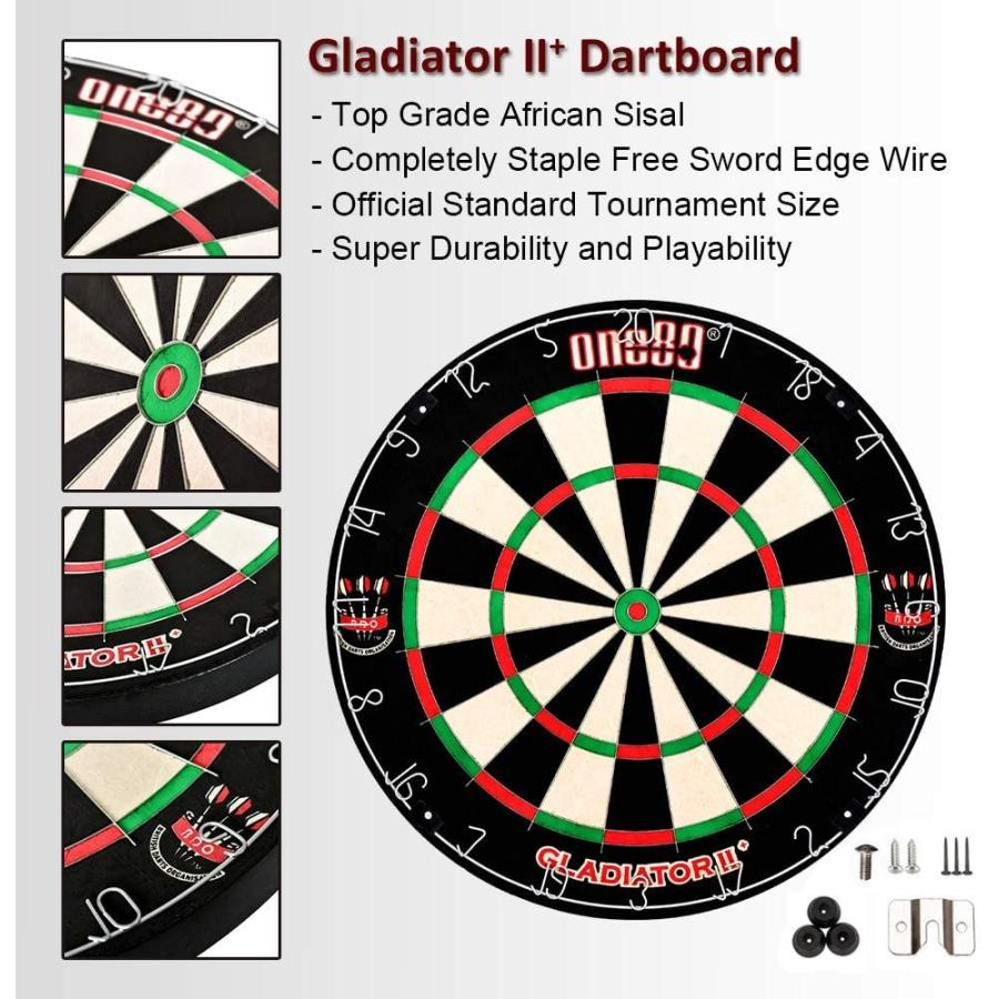海外輸入品 ダーツ ダーツボード ONE80-DB-G2 ONE80 Gladiator II