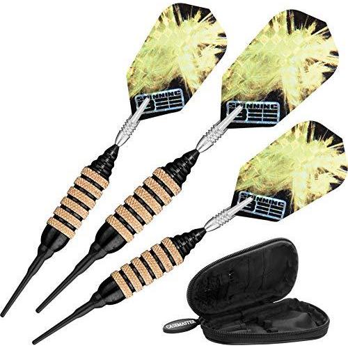 海外輸入品 ダーツ 20-0800-16 Viper Spinning Bee Soft Tip Darts with Casemaster Storage/Travel Case, Bl