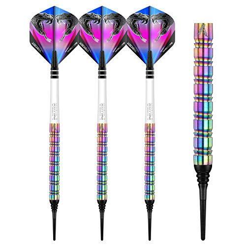 海外輸入品 ダーツ RDD1571 RED DRAGON Peter Wright Snakebite 1 Soft-Tip: 18g - Tungsten Darts Set with