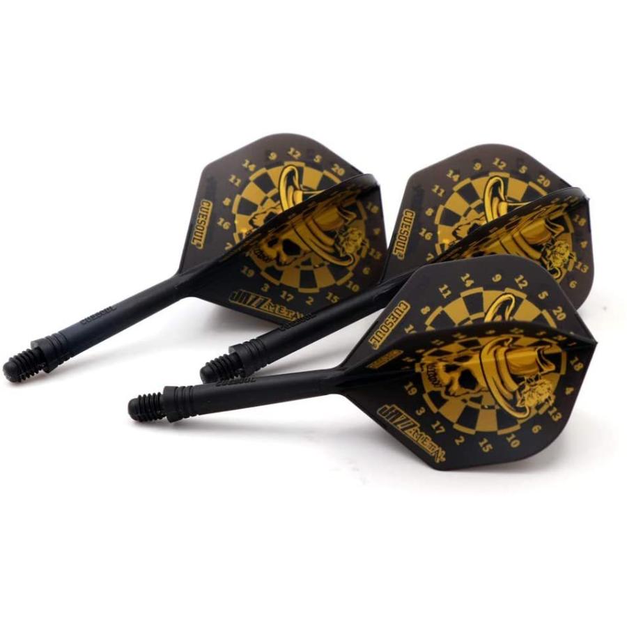 海外輸入品 ダーツ フライト CUESOUL Jazz-Metal Integrated Dart Shaft and Flights for Steel tip Dartの画像