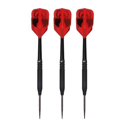 海外輸入品 ダーツ BWM-1-25 LaserDarts Widow Movable Point Tungsten Steel Tip Darts Smooth Barrel 25 Gr