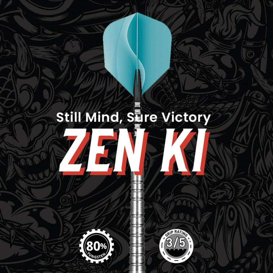 ダーツ a-ki 海外輸入品 ダーツ 9415639063462 Shot Darts Soft Tip, Zen Ki