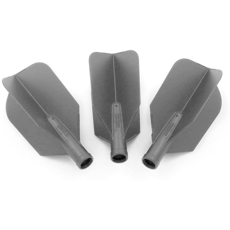 海外輸入品 ダーツ フライト CUESOUL TERO AK4 Dart Flights Slim with 6 Colors,Set of 3 pcs (Black)の画像
