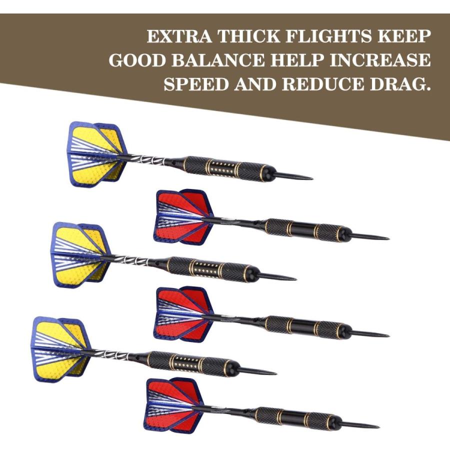 海外輸入品 ダーツ フライト Niubixx Standard Dart Flights 30 Sets 90 Pcs Durable PET and Laser Replの画像