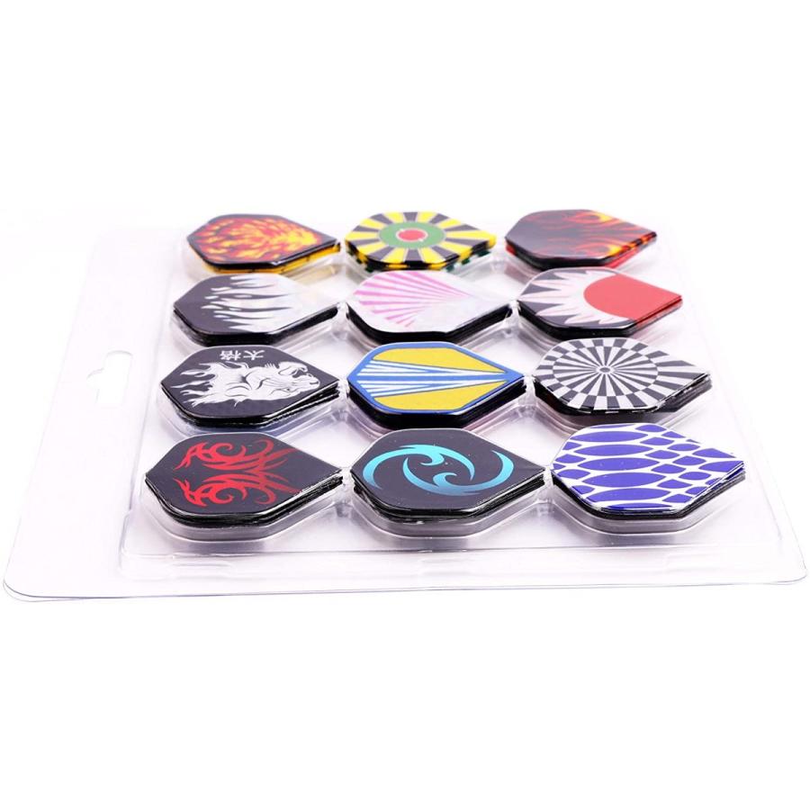 海外輸入品 ダーツ フライト 43235-14346 MaxMau Dart Flights,144 pcs Standard Shape Professional Fliの画像