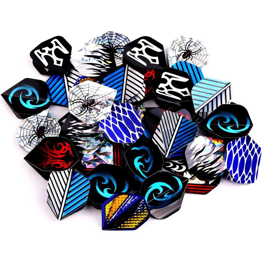 海外輸入品 ダーツ フライト 43235-14346 MaxMau Dart Flights,144 pcs Standard Shape Professional Fliの画像
