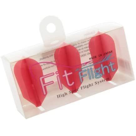 海外輸入品 ダーツ フライト fif0905 Cosmo Darts Fit Flight 3 Pack Slim Dart Flight (Red)の画像
