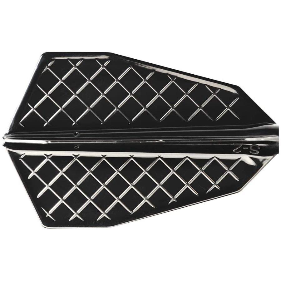 海外輸入品 ダーツ フライト fif9232 コスモダーツ(COSMO DARTS) Fit Flight Pro Shield Black #2の画像