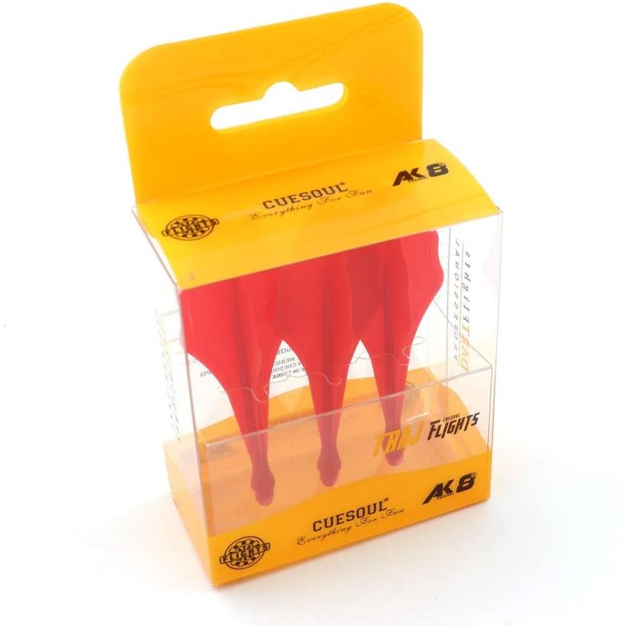 海外輸入品 ダーツ フライト 窶擦UESOUL CUESOUL TRAJ AK8 New Integrated Dart Flights and Shafts Waの画像