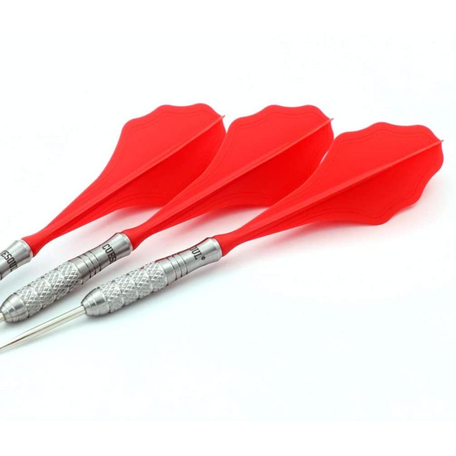 海外輸入品 ダーツ フライト 窶擦UESOUL CUESOUL TRAJ AK8 New Integrated Dart Flights and Shafts Waの画像