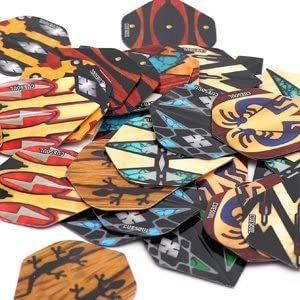 海外輸入品 ダーツ フライト CUESOUL 15 Sets Slim Dart Flights Wholesaleの画像