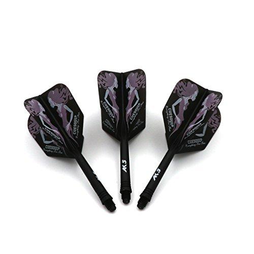 海外輸入品 ダーツ フライト CSAK-5MN7S CUESOUL Integrated Dart Shaft and Flights L-Dart Shaft 21mm,