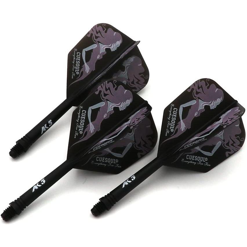 海外輸入品 ダーツ フライト CSAK-5MN7S CUESOUL Integrated Dart Shaft and Flights L-Dart Shaft 21mm,の画像