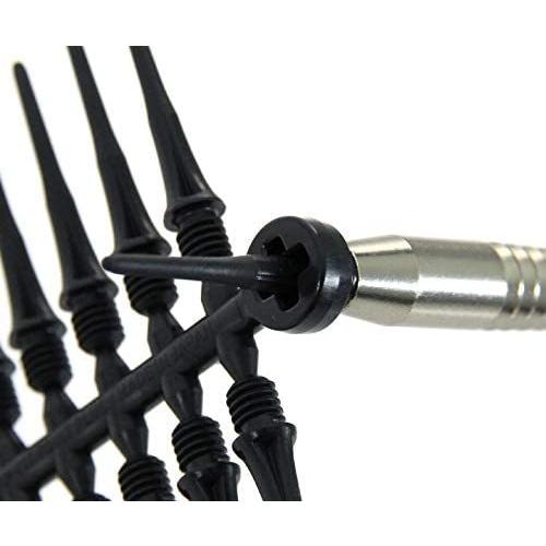 海外輸入品 ダーツ チップ fit2009 COSMO DARTS Fit Point Plus Green Dart Tips Box of 50 (fit2009)の画像