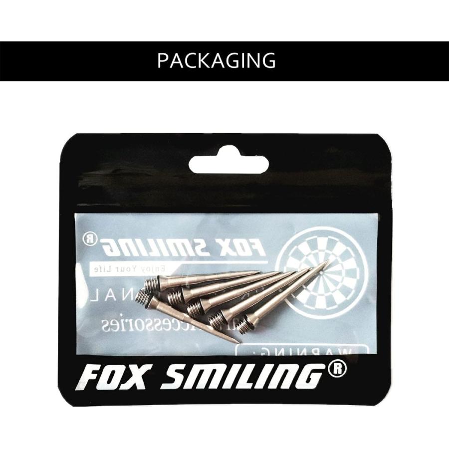 海外輸入品 ダーツ チップ FOX SMILING Dart Steel tip Converter Points 2BA, Replacement Tips for Metaの画像