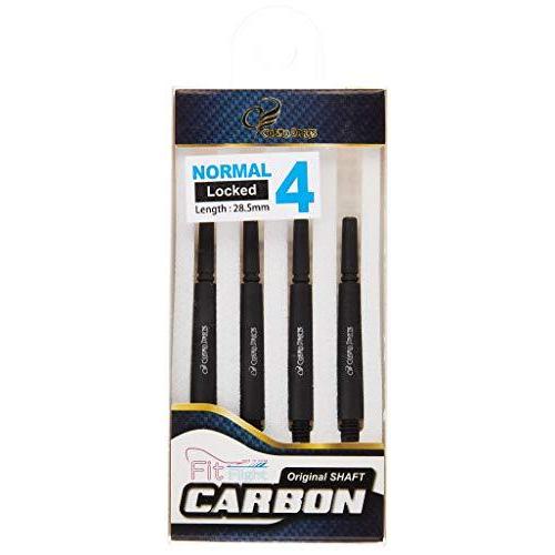海外輸入品 ダーツ シャフト 4560385524554 Cosmo Darts Fit Shaft Carbon - Normal Locked #4 In-Betwee