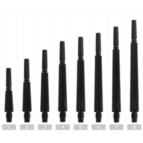 海外輸入品 ダーツ シャフト - Black Fit Shaft Gear - Normal Locked (#3 in-Between (24mm))の画像