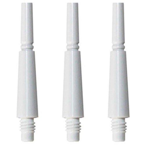 海外輸入品 ダーツ シャフト 窶? NineDartOut.us White Fit Shaft Gear - Normal Locked (#2 Short (18m