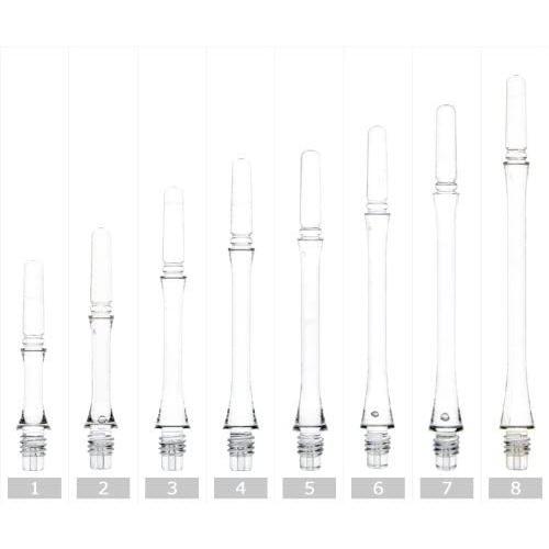 海外輸入品 ダーツ シャフト GEAR-Slim-Spinning-1 Cosmodarts Fit Shaft Gear Shaft Slim Spin Clear 1の画像