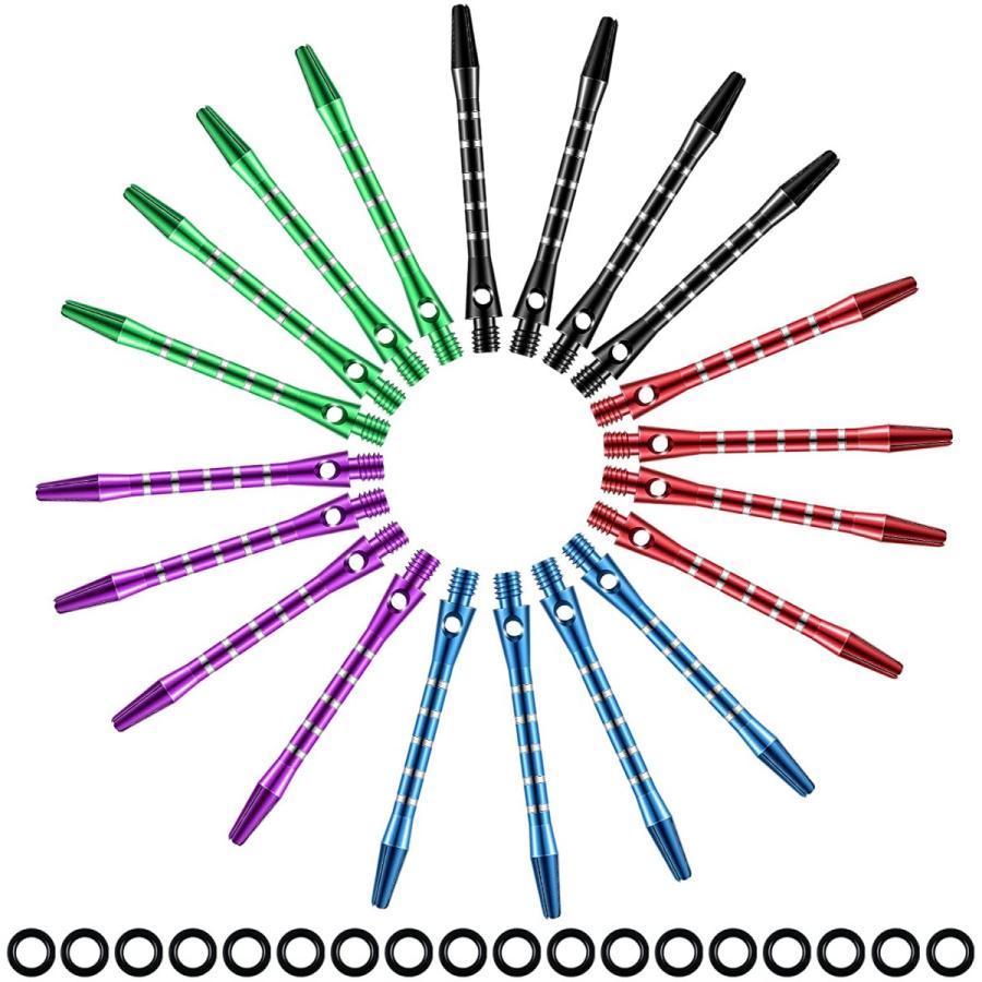 海外輸入品 ダーツ シャフト SE-Skylety-409573 Skylety 30 Pcs Dart Shafts for Steel Tip Medium 2BA Tの画像