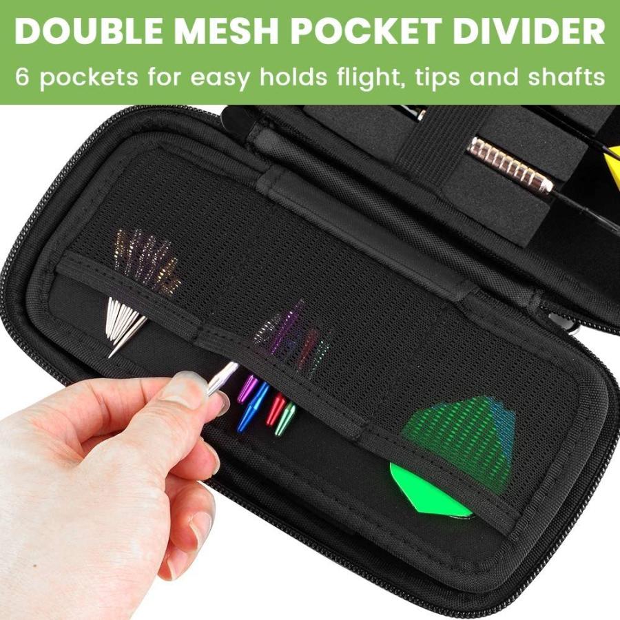 海外輸入品 ダーツ / ALKOO Dart Case Holder Bag for 6 pcs Steel and Soft Tip Darts Set, Storage Organizの画像