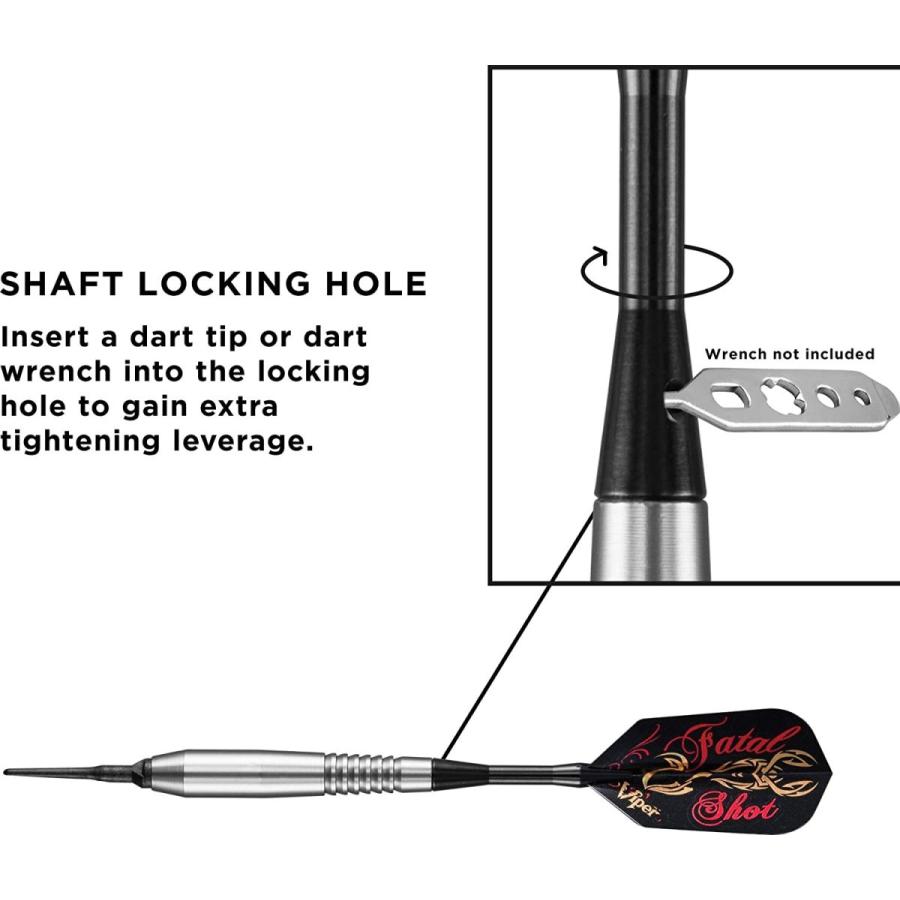 海外輸入品 ダーツ 20-9009 Viper by GLD Products Fatal Shot 18 Gram Soft Tip Darts \u0026 Casemaster Selectの画像