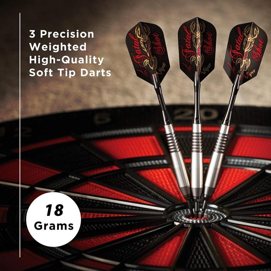 海外輸入品 ダーツ 20-9009 Viper by GLD Products Fatal Shot 18 Gram Soft Tip Darts \u0026 Casemaster Selectの画像