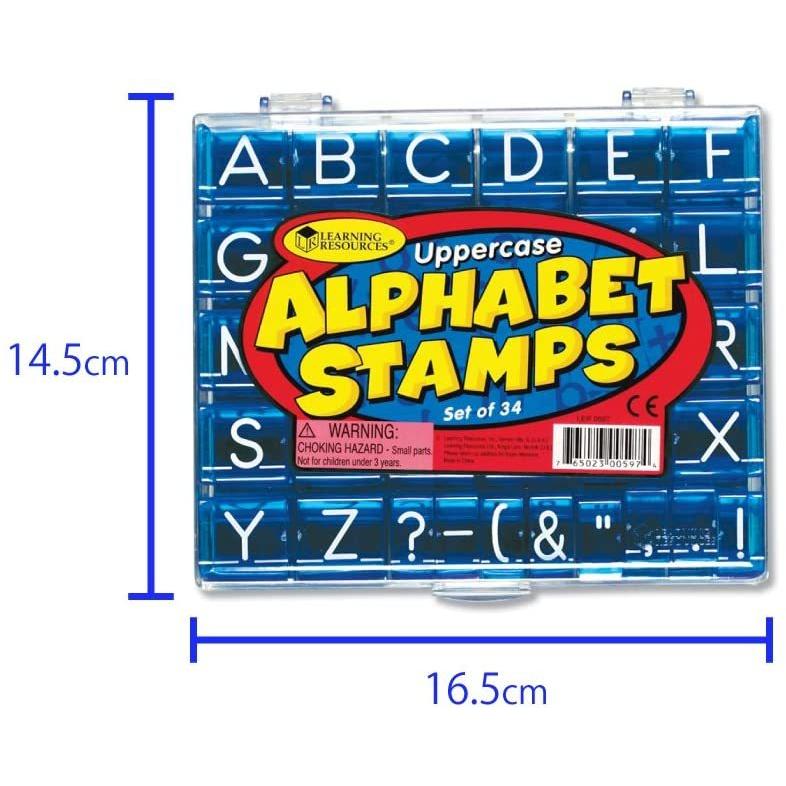 知育玩具 パズル ブロック LER0597 Learning Resources Uppercase Alphabet Stamps， Letters Stamps for K_3