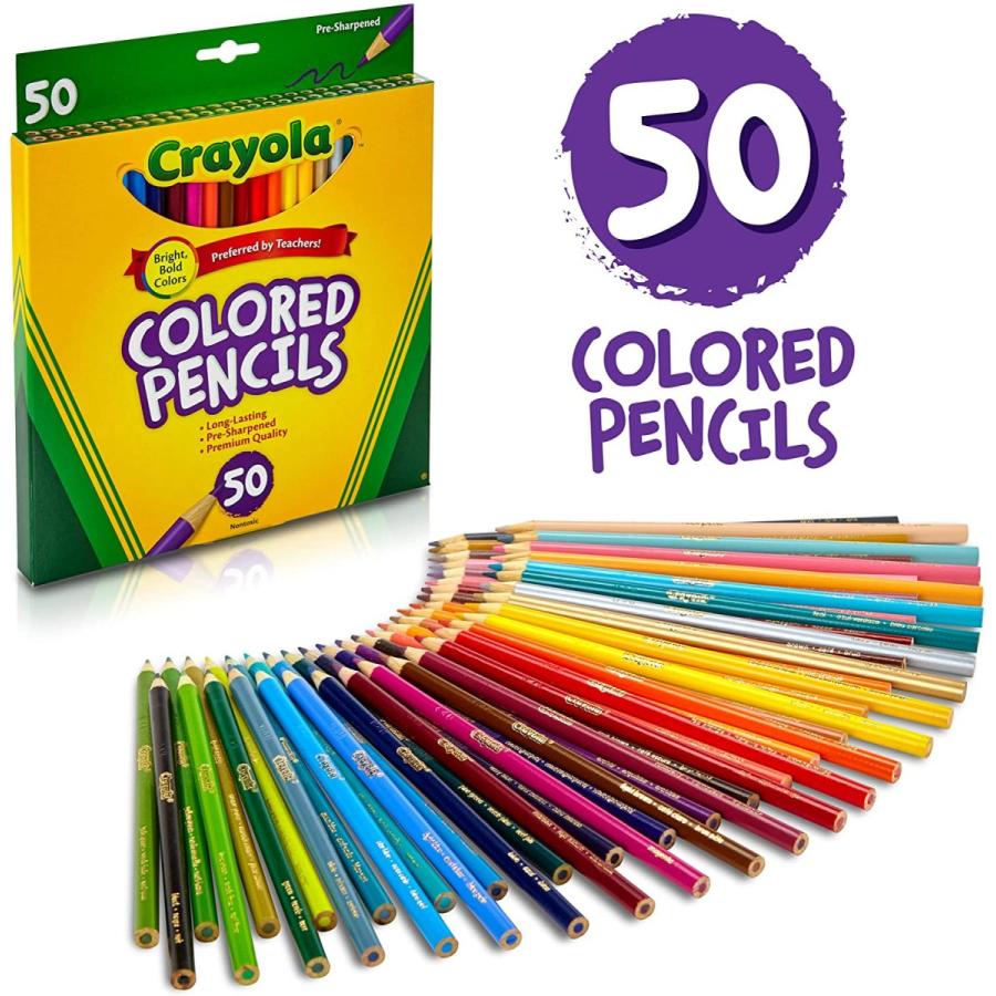 クレヨラ アメリカ 海外輸入 68-4050 Crayola Colored Pencils， 50 Count_2