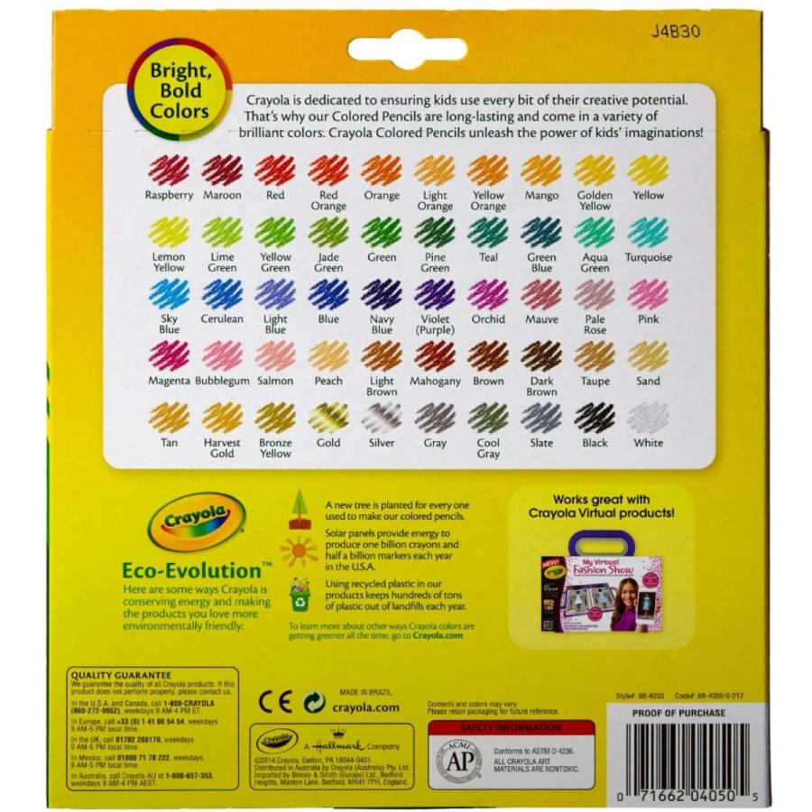 クレヨラ アメリカ 海外輸入 68-4050 Crayola Colored Pencils， 50 Count_6