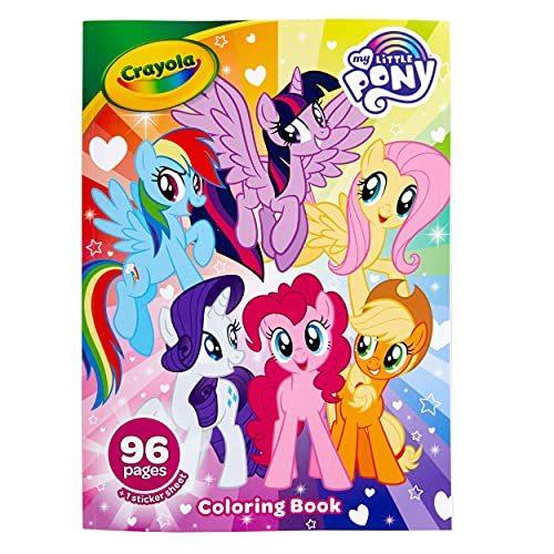 クレヨラ アメリカ 海外輸入 04-2644 Crayola My Little Pony Coloring Book with Stickers, Gift for Gi｜maniacs-shop