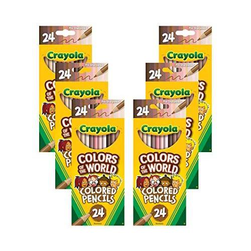 クレヨラ アメリカ 海外輸入 684611 Crayola Colors of the World Bulk Colored Pencil Set - 6 Packs (2