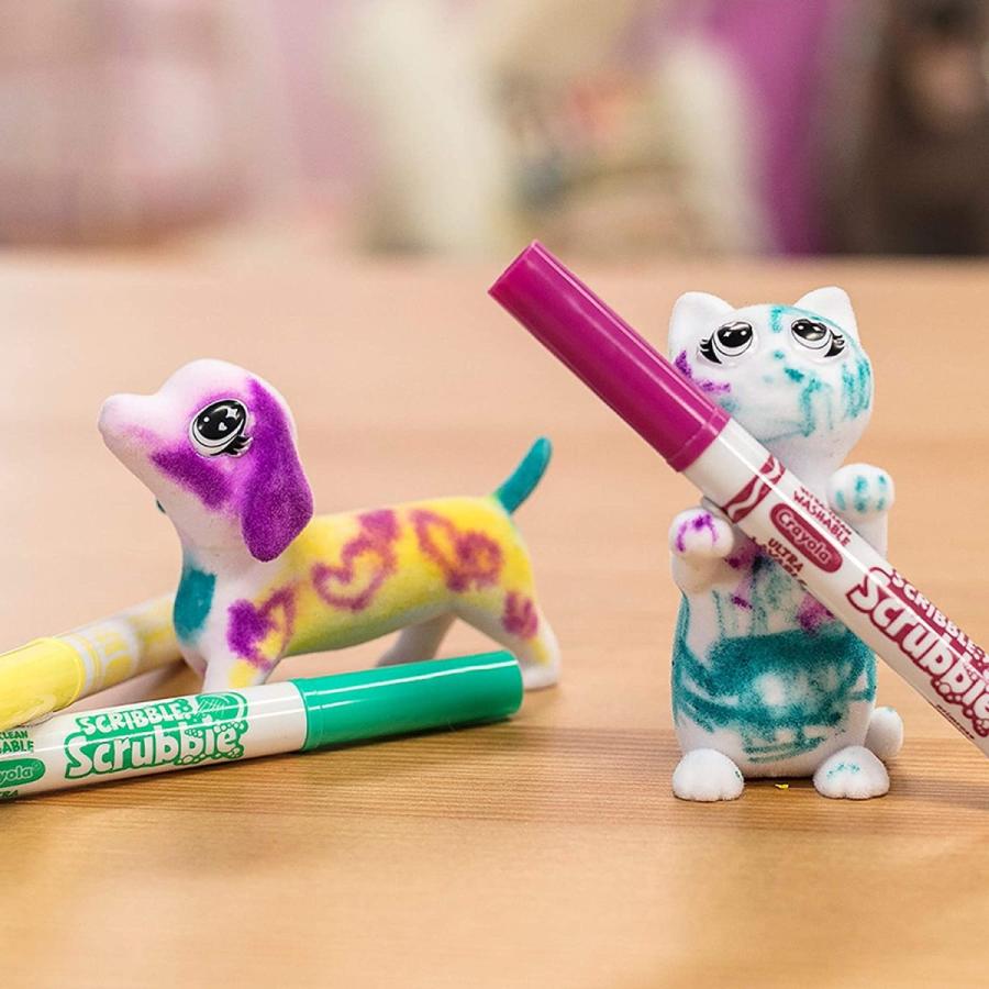 クレヨラ アメリカ 海外輸入 747254 Crayola Scribble Scrubbie Pets， Dog & Cat， Kids Toys， Gift for G_3