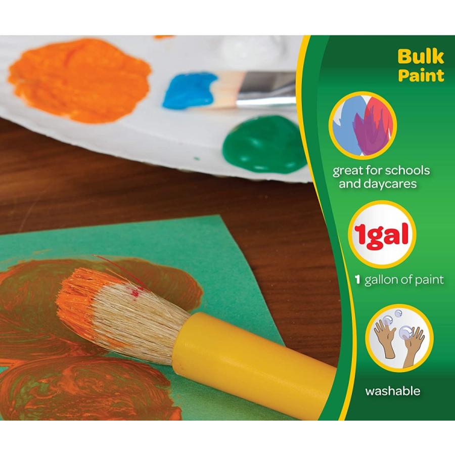 クレヨラ アメリカ 海外輸入 CYO542128034 Crayola Washable Paint For Kids - Yellow (1 Gallon)， Kids_1