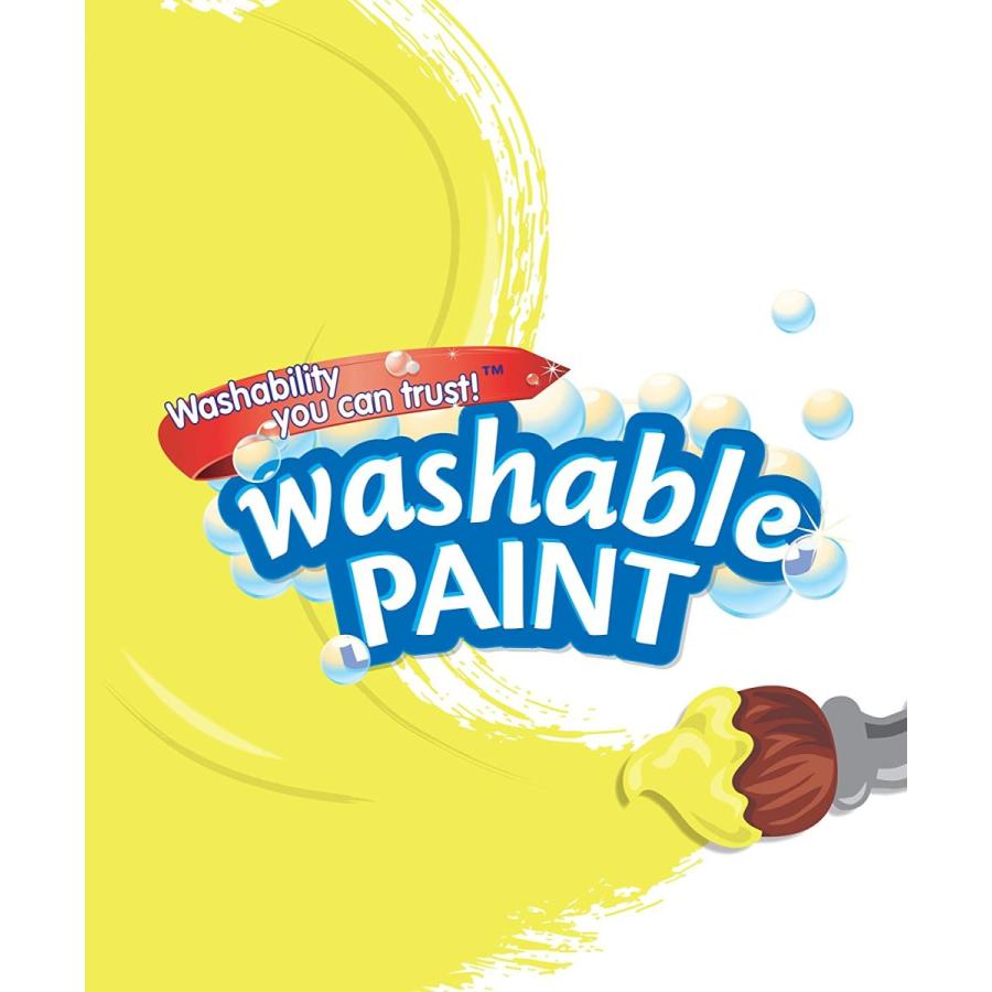 クレヨラ アメリカ 海外輸入 CYO542128034 Crayola Washable Paint For Kids - Yellow (1 Gallon)， Kids_4