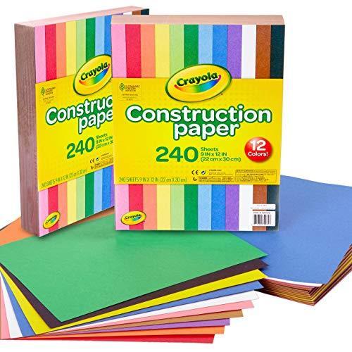 クレヨラ アメリカ 海外輸入 99-0013 Crayola Construction Paper Bulk Pack (480 Sheets) ? 10 Assort