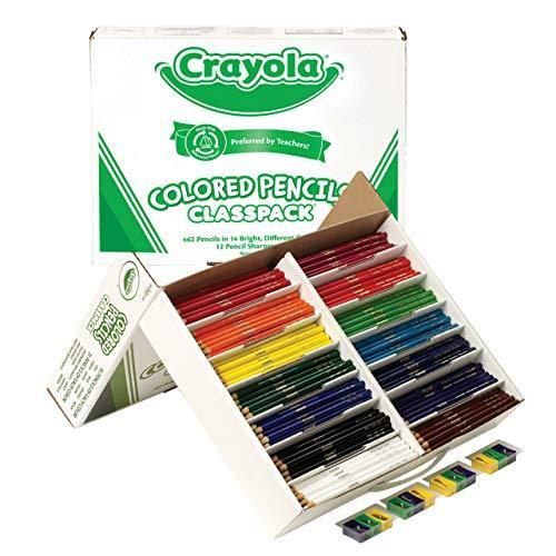 クレヨラ アメリカ 海外輸入 688462 Crayola Colored Pencil Classpack (462ct)， Bulk Colored Pencils，