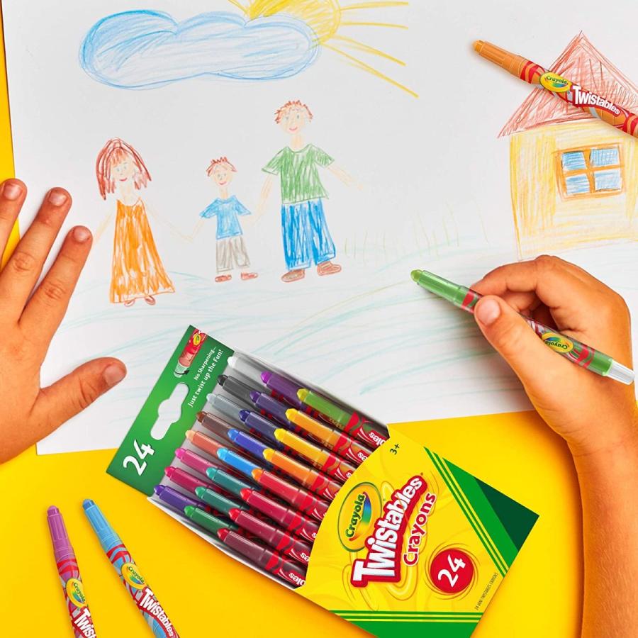 クレヨラ アメリカ 海外輸入 52 9724 Crayola Twistables Crayons Coloring Set, Mini, Kids Indoor Actiの画像
