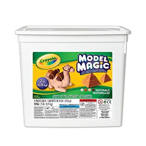 クレヨラ アメリカ 海外輸入 23-2412 Crayola Model Magic Naturals， 4 Packs (8oz ea)， Bulk Modeling C