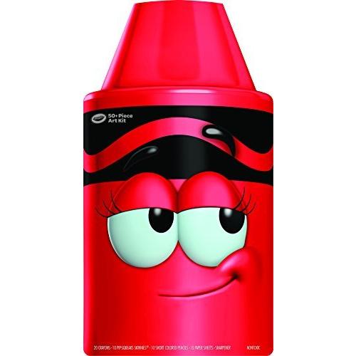 クレヨラ アメリカ 海外輸入 42832 Crayola Tip 50 Piece Art Kit， Scarlet Art Gift for Kids 5 & Up， I