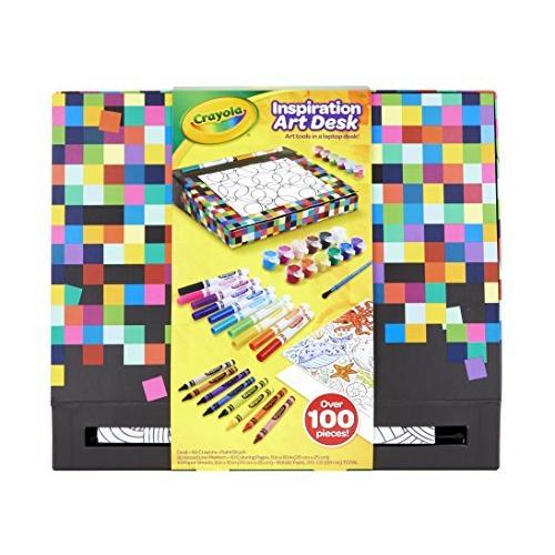 クレヨラ アメリカ 海外輸入 04-0381 Crayola Inspiration Art Desk， Over 100 Piece， Art Set， Gift for