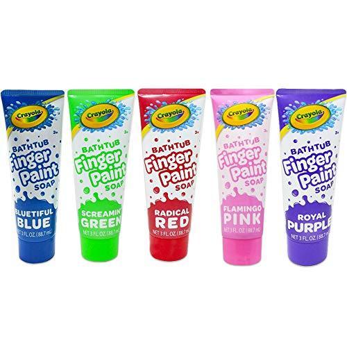 クレヨラ アメリカ 海外輸入 43234-2159 Crayola Bathtub Fingerpaint 5 Color Variety Pack， 3 Ounce Tu