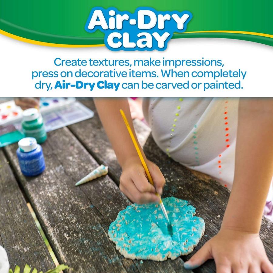 クレヨラ アメリカ 海外輸入 575050 Crayola Air Dry Clay 2.5 Lb Bucket， White_5