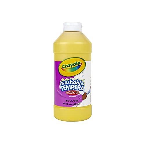 クレヨラ アメリカ 海外輸入 54-3115-034 Crayola Artista II Washable Tempera Paint - Yellow (16oz),