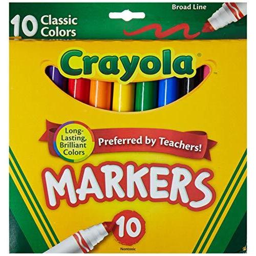 クレヨラ アメリカ 海外輸入 FBA_CR-58-7722-24 Crayola Broad Line Markers， Classic Colors 10 Each (P