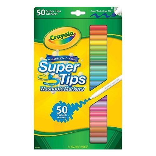 クレヨラ アメリカ 海外輸入 58-5050 Crayola Super Tips Washable Markers-50/Pkg - Styles May Vary