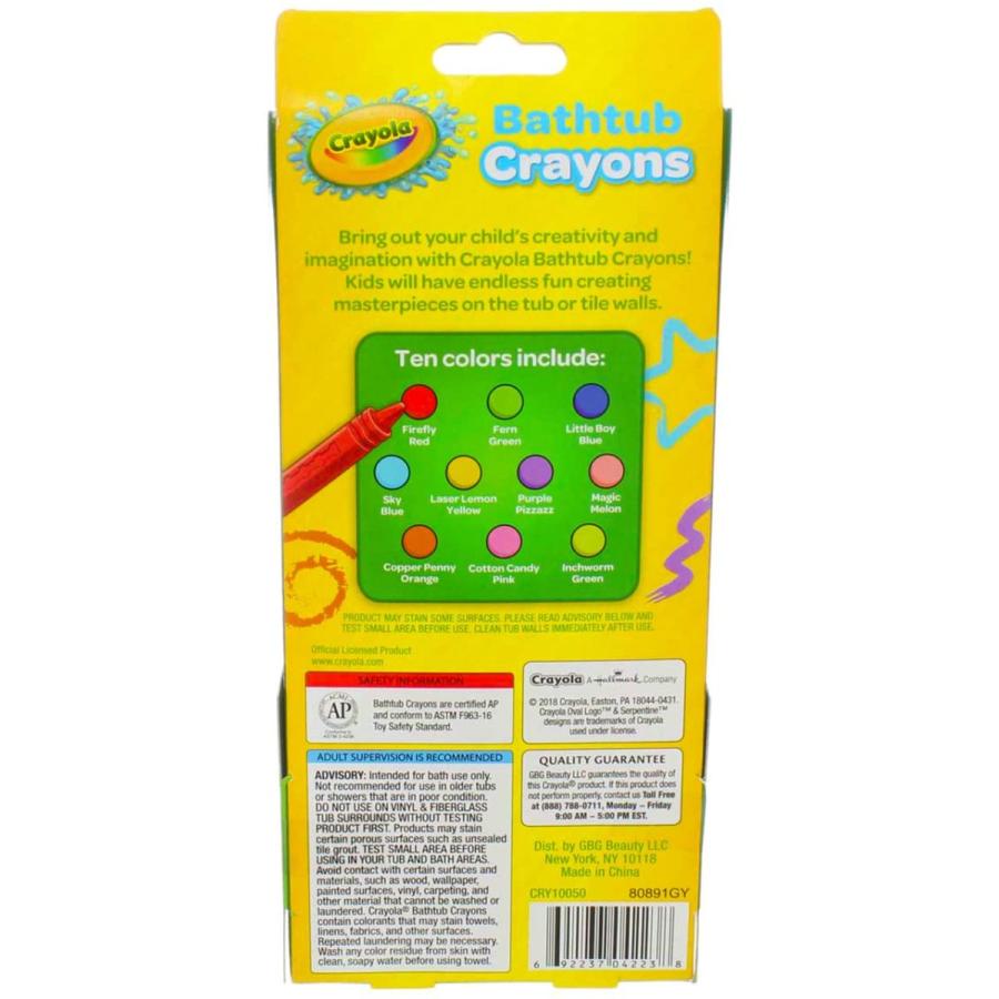 Crayola Bathtub Crayons 9 Count (3 Pack)