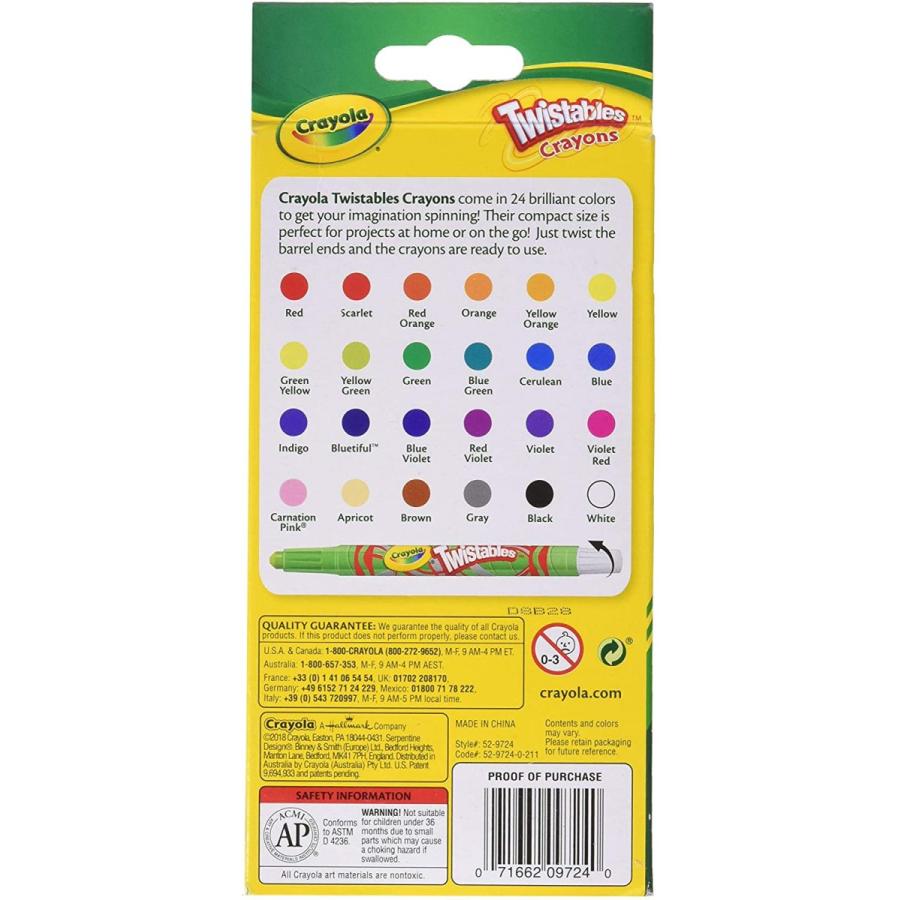 クレヨラ アメリカ 海外輸入 52-9724 Crayola Mini Twistable Crayons (52-9724)_1