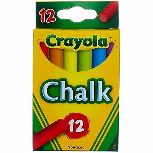 クレヨラ アメリカ 海外輸入 51-0816 Crayola Colored Low Dust Chalk， 12Ct