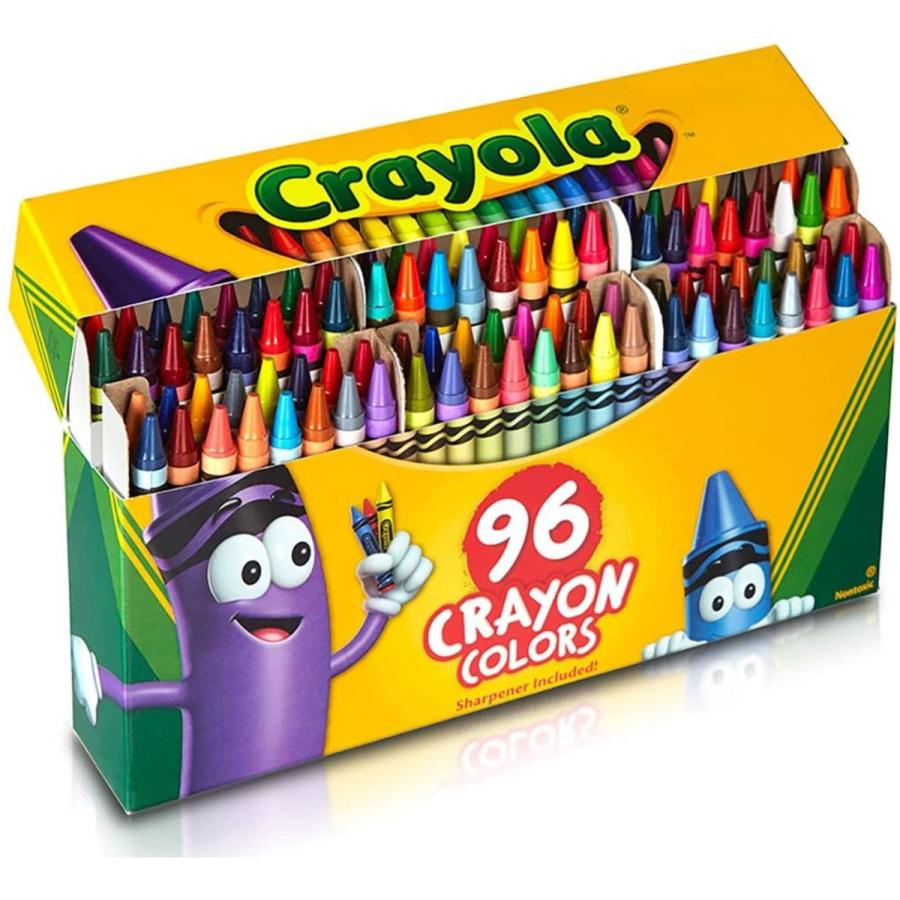 クレヨラ アメリカ 海外輸入 52-0096 Crayola Classic Color Crayons in Flip-Top Pack with Sharpener，_1